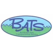 Logo for Berthoud Area Transportation Service.