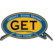 Greeley Evans Transit logo with tagline.