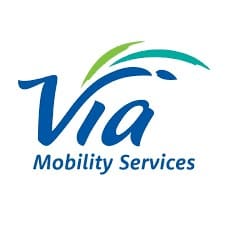Via Mobility Services logo design.